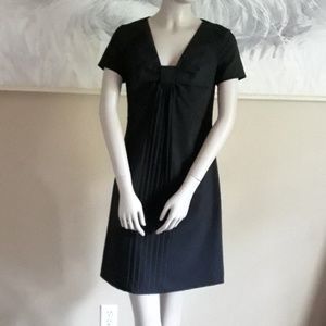 Aron pleated front Black dress size 38/M